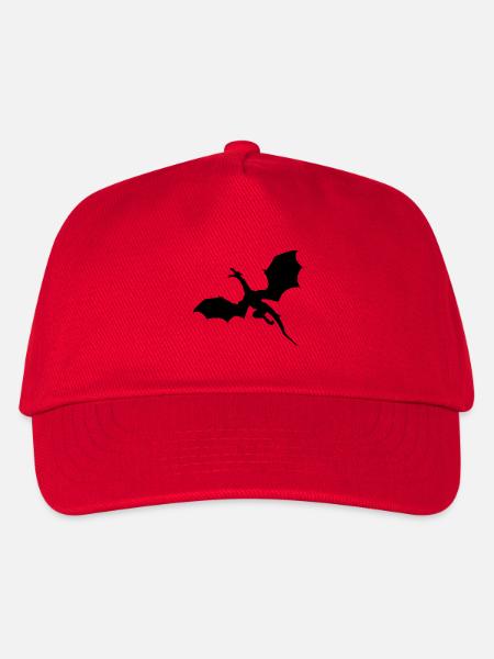 Drache - Kinder Basecap - Rot