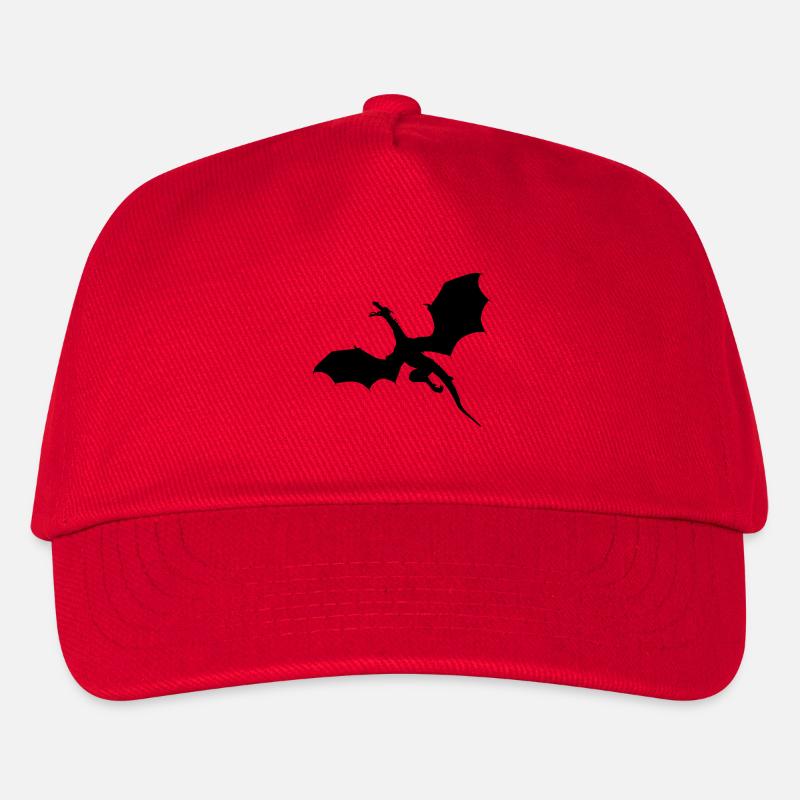 Drache - Kinder Basecap - Rot