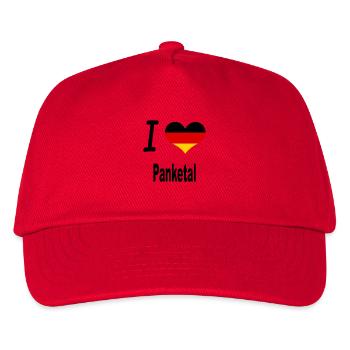 I Love Germany Home Panketal - Kinder Basecap - Rot - Vorne