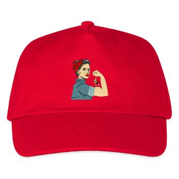STARKE FRAUEN - Kinder Basecap - Rot - Vorne