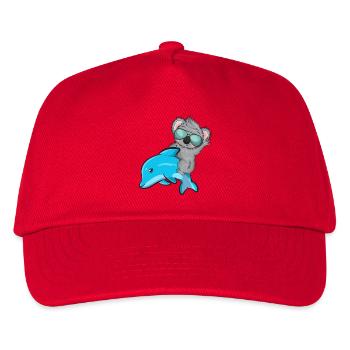 Koala et Delfin - Casquette de baseball Enfant - rouge - Devant