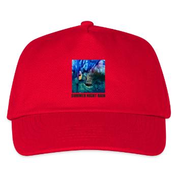 Sommernacht Regen Flügel Tropfen - Kinder Basecap - Rot - Vorne