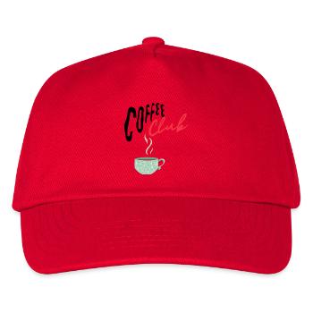 Coffee Club - Kinder Basecap - Rot - Vorne