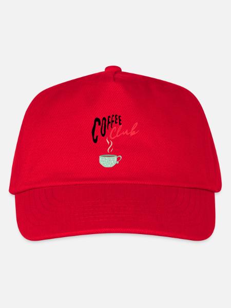 Coffee Club - Kinder Basecap - Rot