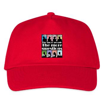 Plus il y a de gens. Plus il y a de questions - Casquette de baseball Enfant - rouge - Devant