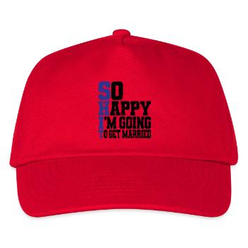 Funny Bachelor Party Engagement Wedding Married - Kids’ Baseball Cap - red - Front