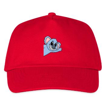 Koala Gruß Begrüßung Koalabär - Kinder Basecap - Rot - Vorne