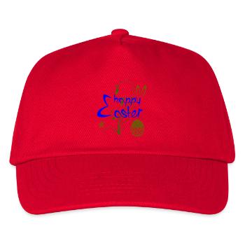 happy Easter Osterfest - Kinder Basecap - Rot - Vorne