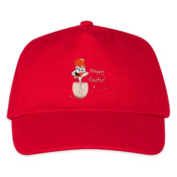 Happy Easter Rooster Easter - Kids’ Baseball Cap - red - Front