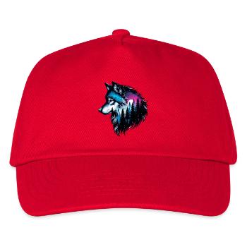 Wolf - Kids’ Baseball Cap - red - Front
