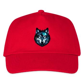 Wolf - Kids’ Baseball Cap - red - Front