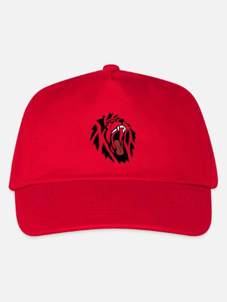 Lion - Kids’ Baseball Cap - red