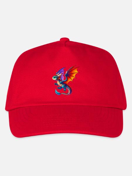 Drache - Kinder Basecap - Rot