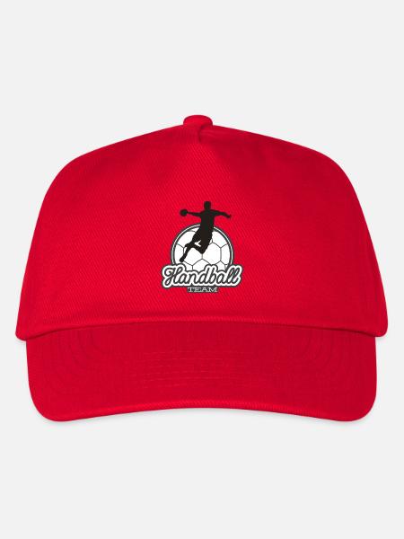 Handball, Handballspiel, Handballspieler - Kinder Basecap - Rot
