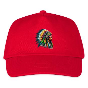 American Indian American - Kids’ Baseball Cap - red - Front