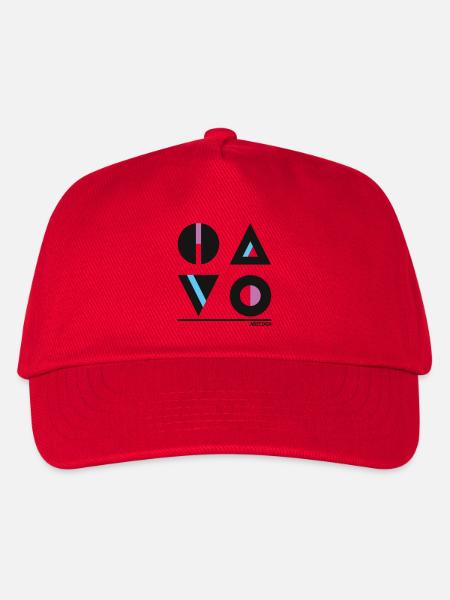 Abstract Geometry Design - Stylish Fashion - Kids’ Baseball Cap - red