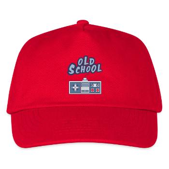 Old school - Kids’ Baseball Cap - red - Front
