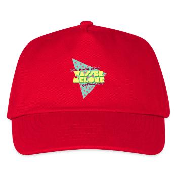 80s Dancing: Ich habe eine Wassermelone getragen - Kinder Basecap - Rot - Vorne