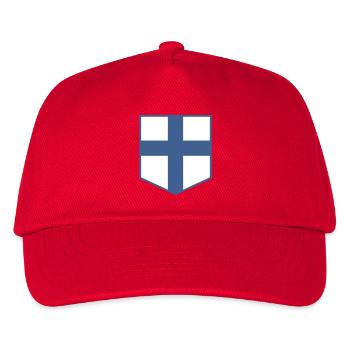 Finlande - Casquette de baseball Enfant - rouge - Devant