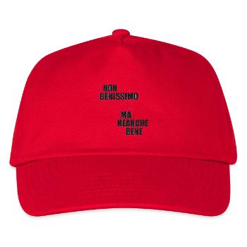 Nicht sehr gut, aber auch nicht gut - Kinder Basecap - Rot - Vorne