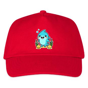 Dolphin Underwater Delight - Kids’ Baseball Cap - red - Front