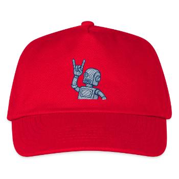 Décors de cuivres de robots rétro - Casquette de baseball Enfant - rouge - Devant