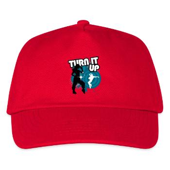 Turn It Up Neon Dance - Kids’ Baseball Cap - red - Front