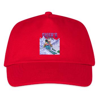Skier's Swing Ski Alpin Sport - Kids’ Baseball Cap - red - Front