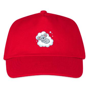 Dreamy Koala on Blue Cloud - Kids’ Baseball Cap - red - Front