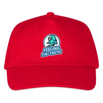 Feeling fin-tastic - Kids’ Baseball Cap - red - Front