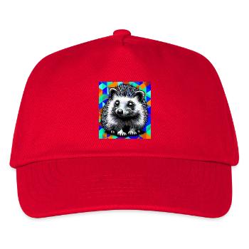 hedgehog - Kids’ Baseball Cap - red - Front