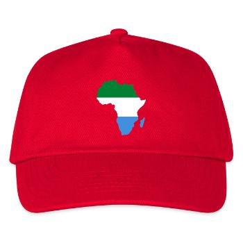 Sierra_Leone_Flagge_Afrika - Kids’ Baseball Cap - red - Front