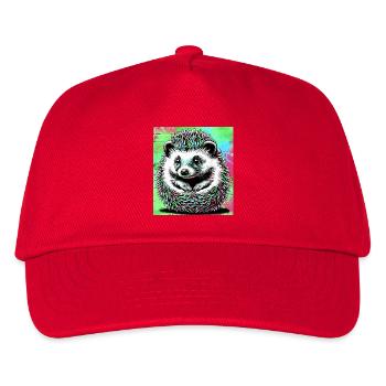 hérisson - Casquette de baseball Enfant - rouge - Devant