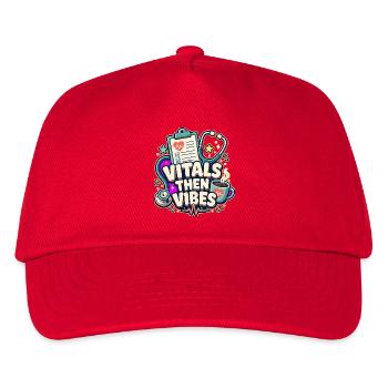 CONSTANTES PUIS VIBRATIONS Sieste - Casquette de baseball Enfant - rouge - Devant