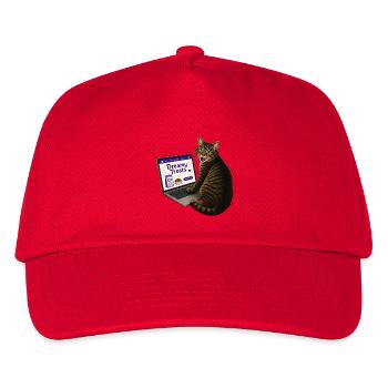 Acheter des friandises pour chat en ligne - Casquette de baseball Enfant - rouge - Devant