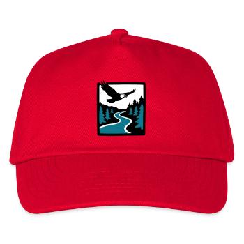 Graphique de la forêt de la rivière Eagle - Casquette de baseball Enfant - rouge - Devant