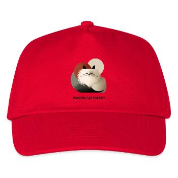 Design d’illustration rétro énergétique pour chats d’intérieur - Casquette de baseball Enfant - rouge - Devant