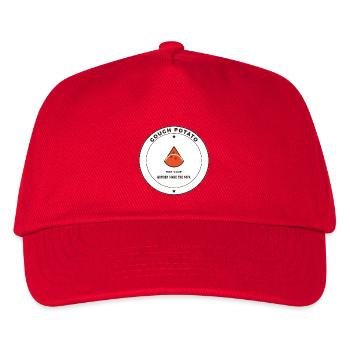 Couch Potato Running Club Logo - Kids’ Baseball Cap - red - Front