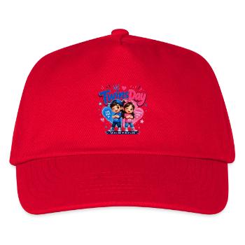 TwinsDay Gemini Vibes - Kids’ Baseball Cap - red - Front