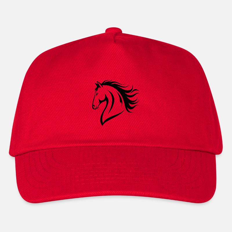 Reiten Reiten - Kinder Basecap - Rot