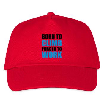 klettern - Kinder Basecap - Rot - Vorne