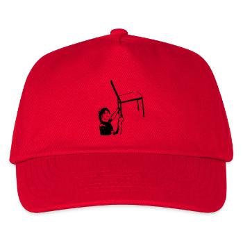 Stuhltanz - Schatzi schenk mir ein Foto - Kinder Basecap - Rot - Vorne