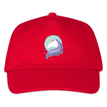 Unicorn Whatever - Kids’ Baseball Cap - red - Front