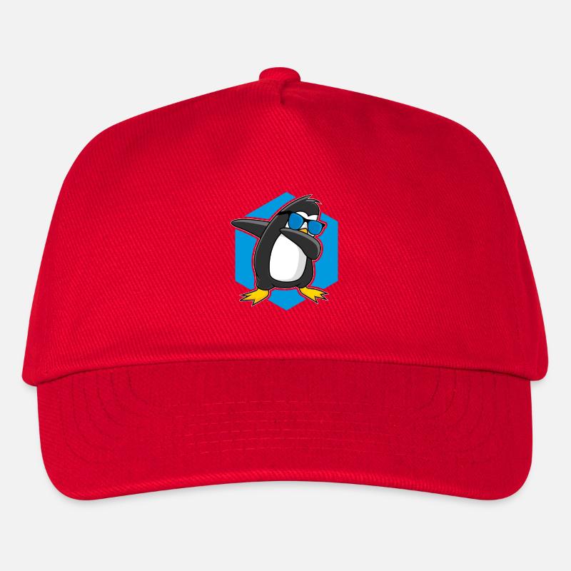 Tanzender Pinguin - Kinder Basecap - Rot