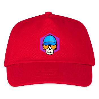 Cool Skull Kid - Kids’ Baseball Cap - red - Front