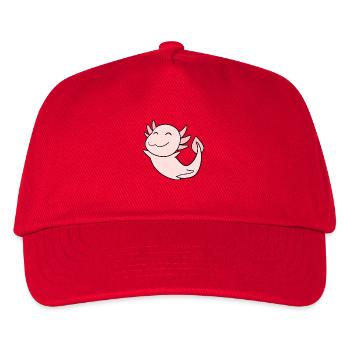 Axolotl Rose Doux - Casquette de baseball Enfant - rouge - Devant