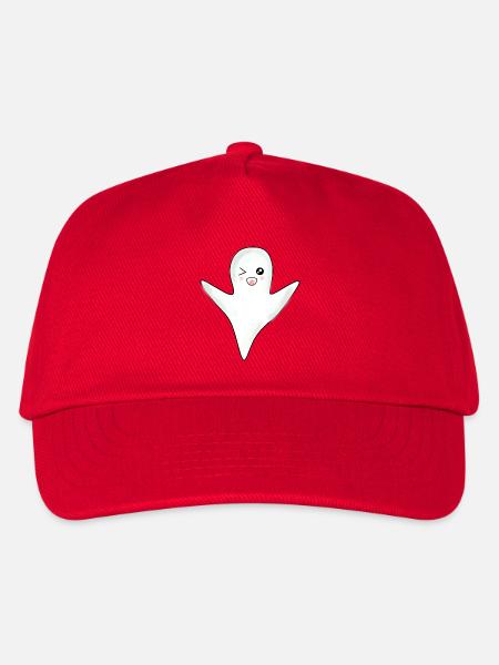 Kawaii Gespenst Geister Halloween Halloweenkostüm - Kinder Basecap - Rot