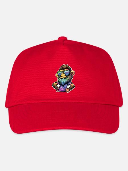 Funky Monkey - Kids’ Baseball Cap - red