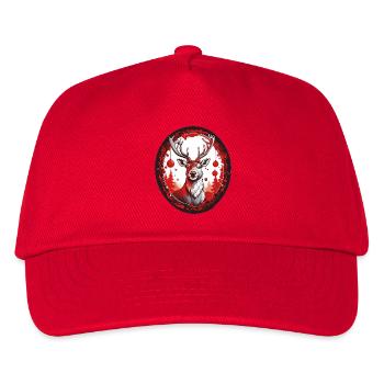 Rudolph das Rentier - Kinder Basecap - Rot - Vorne