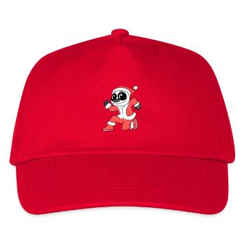 Panda Cuddly Toy Christmas - Kids’ Baseball Cap - red - Front